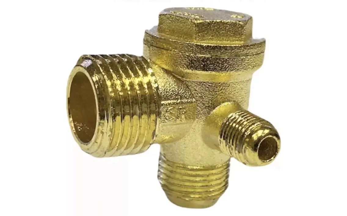 Клапан обратный для компрессора резьба наружная M1/2хM3/8хM1/8 Pegas pneumatic 4316